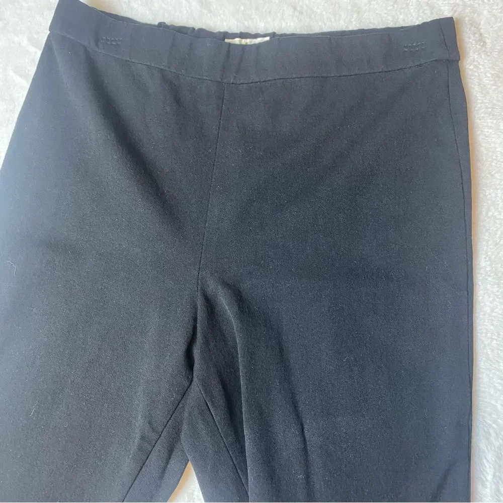 Kate Spade Black Pull On Cigarette Pants Size 6